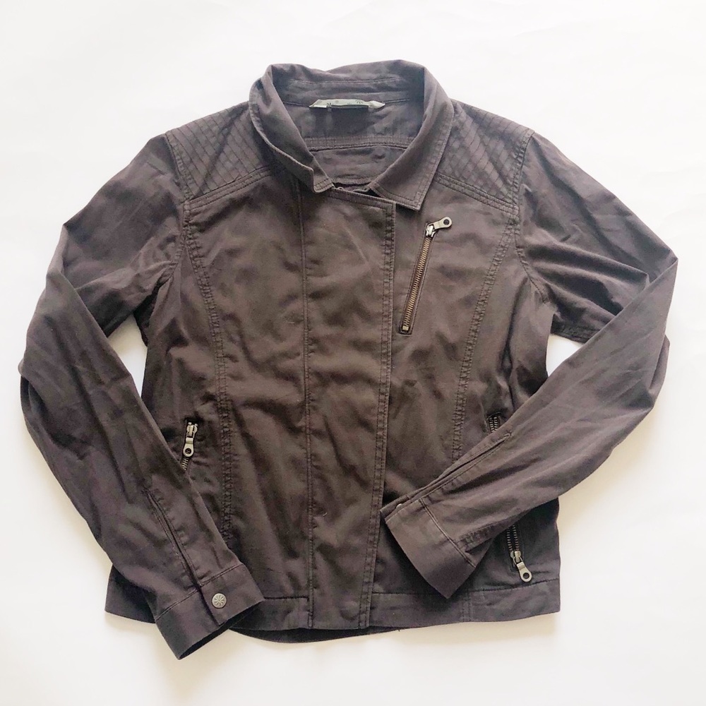 ATHLETA CUTIE CROP MOTTO JACKET